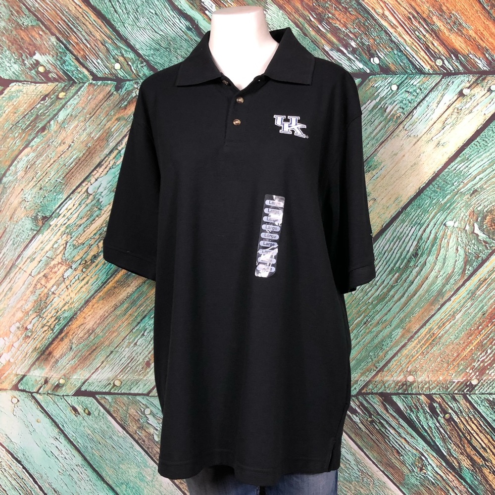 D6 - Pressbox| University of Kentucky Black Polo - L